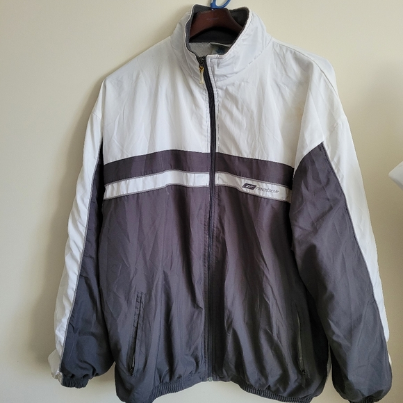 Reebok Other - Reebok Windbreaker Large Logo & Name on Sleeve